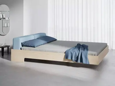 Doze Queen size Bed 3D model