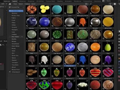 Blender Procedural Realistic Materials Texture