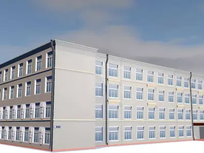 Old Post Office 3D model