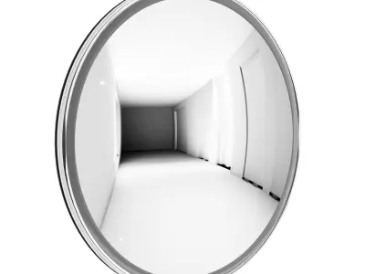 Mirror Iridia Roca LED by ARTrzcinski Low-poly 3D model