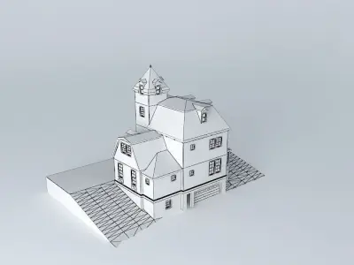High Victorian House Free 3D model