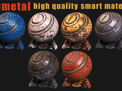 25 metal smart mterial 3D model