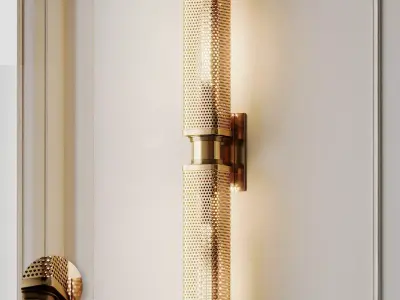 Oxon Hill 2-Light Wall Sconce 3 Colors 3D model