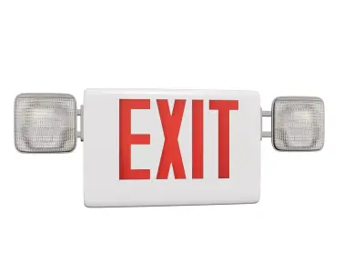  Exit Sign 3D model
