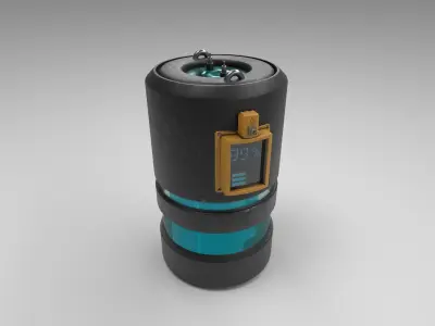 SCI-FI - Style  Asset for games Low-poly 3D model