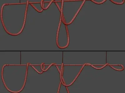 Luke Pendant Tracer Bar 3D model