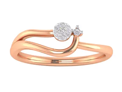 Women Ring Render 3dm STL MTL OBJ FBX Details 3D print model get
