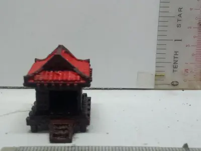 Japanese Model For Aquarium and Terrarium  Free 3D print model