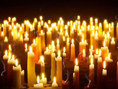 Mega Candles Pack 3D model