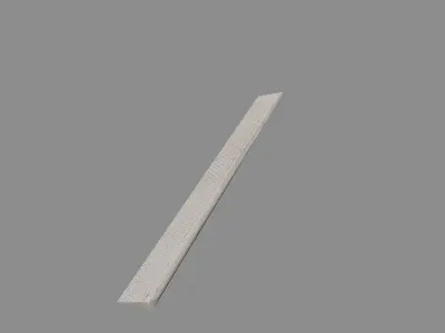 street bumper Low-poly 3D model