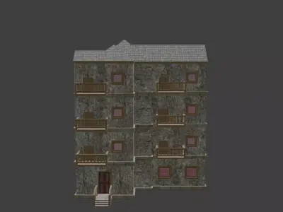 House Model 34 Low-poly 3D model