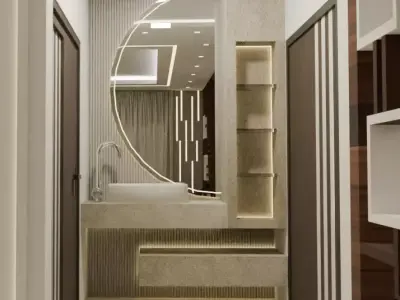 Modern Living Room 3D model