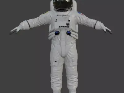 Astronaut Spacesuit 3D Model 3D model