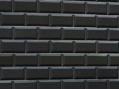 Tile black and white 3D model