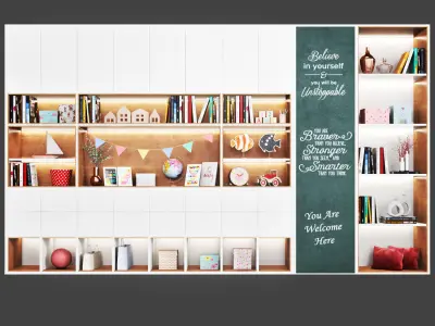 Classroom- kindergarten 3D Model Pack