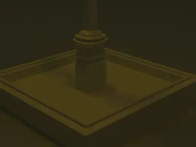 Beautiful Modern Street Light 3D model