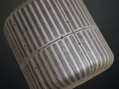 Sci-Fi Metal Panel PBR Seamless Texture