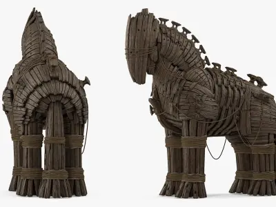  Wooden Trojan Horse 