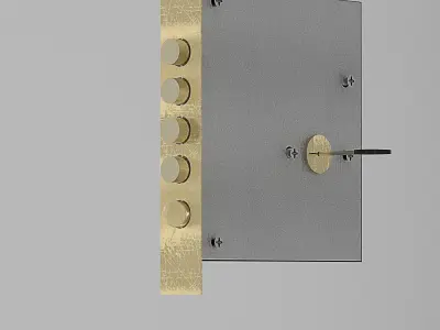 Door and Lock  3D model