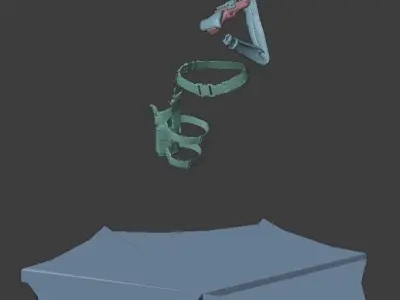 JILL RETRIBUTION FROM RESIDENT EVIL 3 REMAKE 3D print model