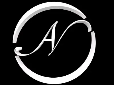 AN Logo 3D Design 3D model 3D model