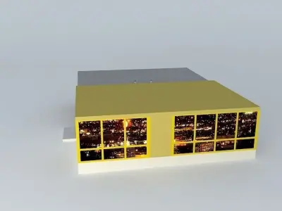Office Using THORN Luminaires 2 Free 3D model