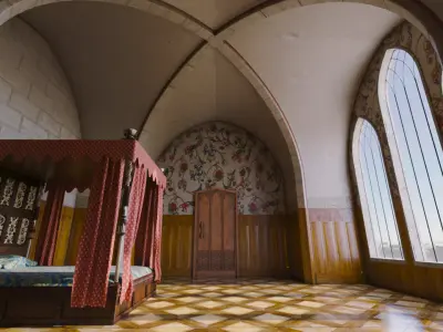 Medieval Royal Gothic Bedroom 3D model