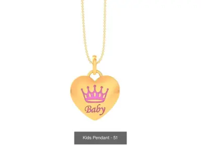 9 Crown Diamond Pendant charms pack