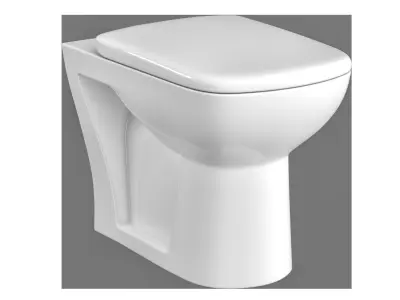 Floor Mount EWC toilet  3D model