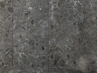 Stone Wall Tiles Satira Black 120x270 Texture