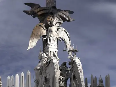 Angel with sword 2 Kit bash 3D model