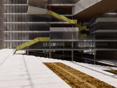 Office Building Architectural Proposal - Lumina Forest 3D model