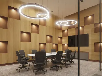 Entrance and Office Design 3D model