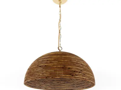 Lilou rattan pendant 3D model