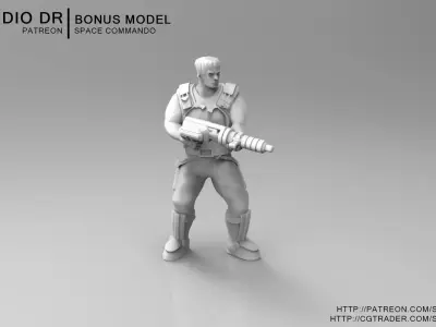 Space Commando 3D print model