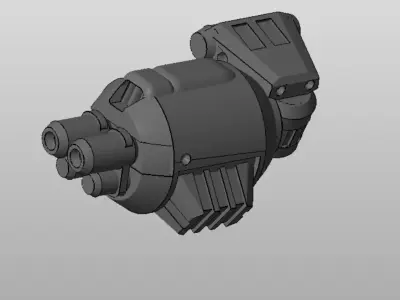 CHIBI-TECH SD - DED ARM-A 3D print model