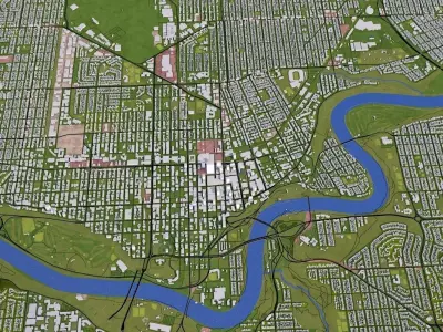 Edmonton City 3D model