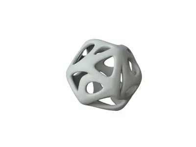 SciFi Cube Object No 18971 Low Poly Shape Texture