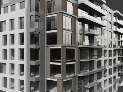 RESIDENTIAL BUILDING NO83 A 3D model