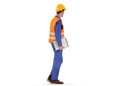 Eric posed 3 3D model