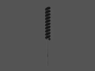Twist Lollipop v1 003 Low-poly 3D model