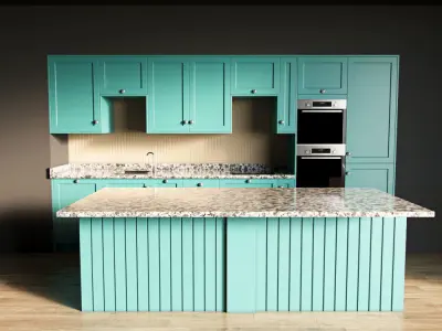 28-Kitchen4 matte 3 3D model