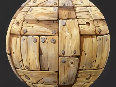 Stylized Wood Seamless Texture  Texture