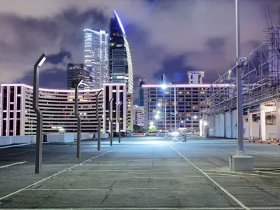 Modern Fancy Street Lamp 3D model