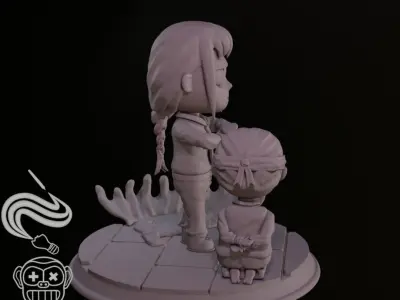 CHAINSAW MAN - MAKIMA - CHIBI  3D print model