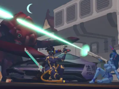 Acheron Homunculus Nude Low-poly 3D model