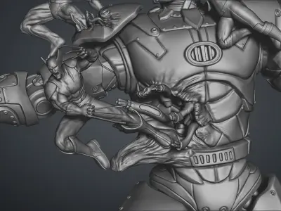 Sentinel Diorama 1 3D print model