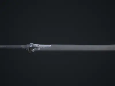 Sci-fi katana Low-poly 3D model