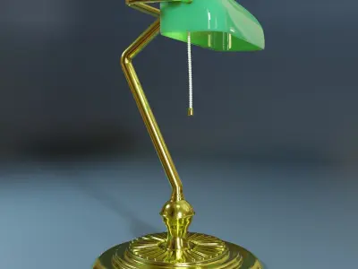 Vintage table lamp Free 3D model