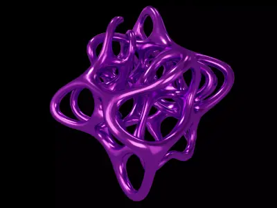 Abstract Shape v39 006 Low-poly 3D model
